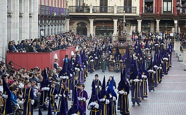 Procesión General en Valladolid, en 2017.