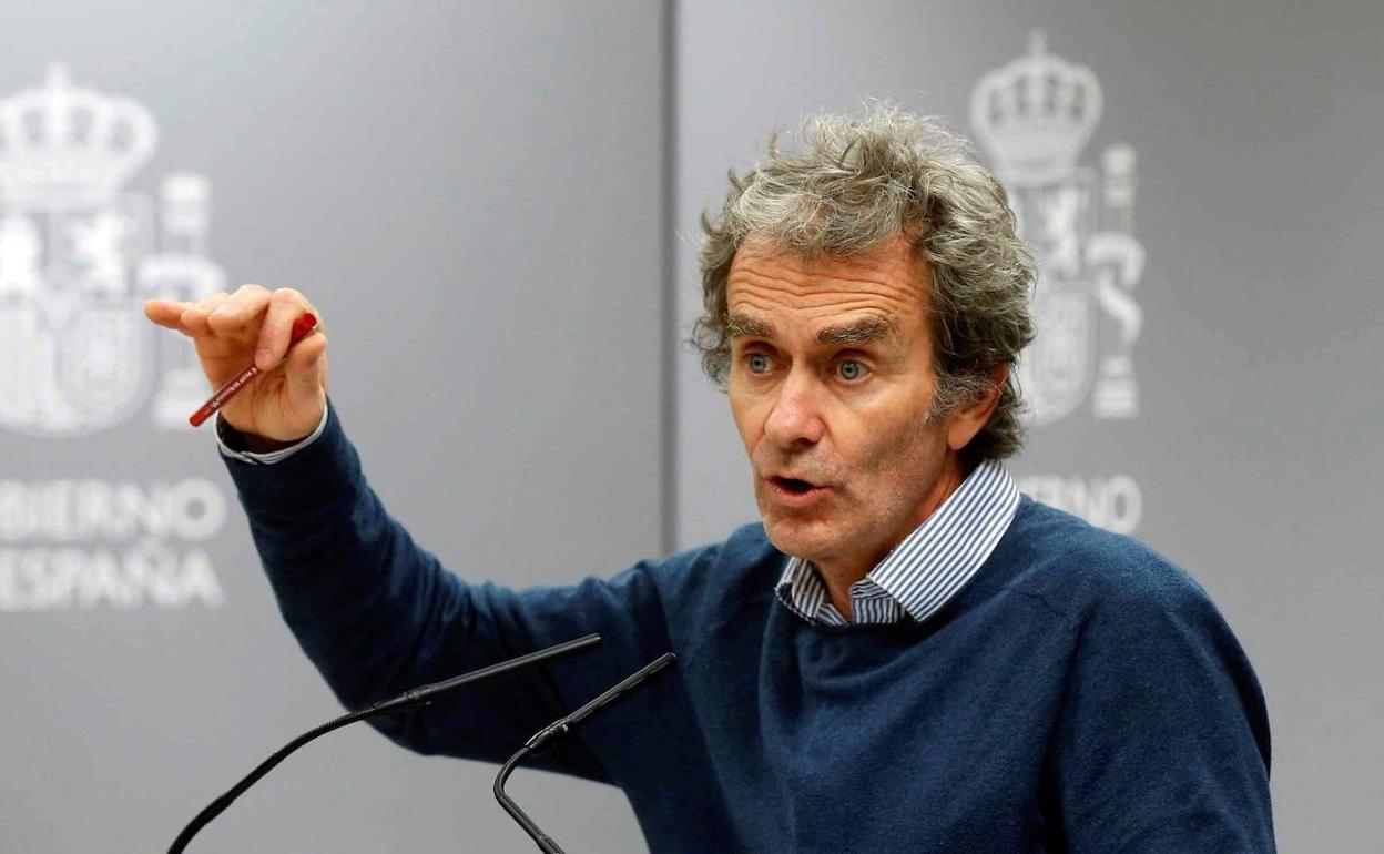 El director del Centro de Coordinación de Alertas y Emergencias Sanitarias, Fernando Simón. 