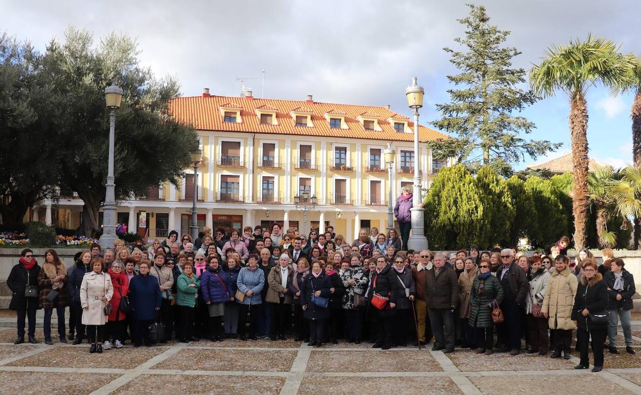 Una imagen del acto conmemorativo del Día de la Mujer en Rioseco. 