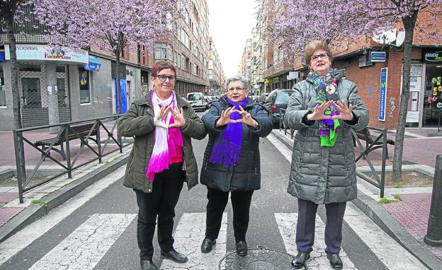 Pioneras en los primeros 8 de marzo en Valladolid