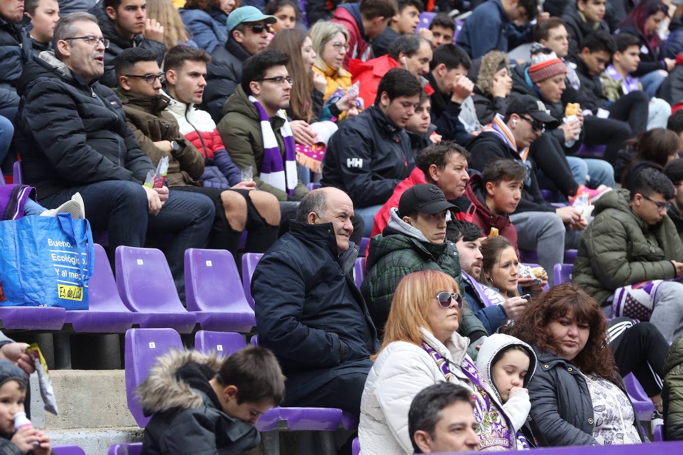Aficionados este domingo en la gradas del José Zorrilla de Valladolid.