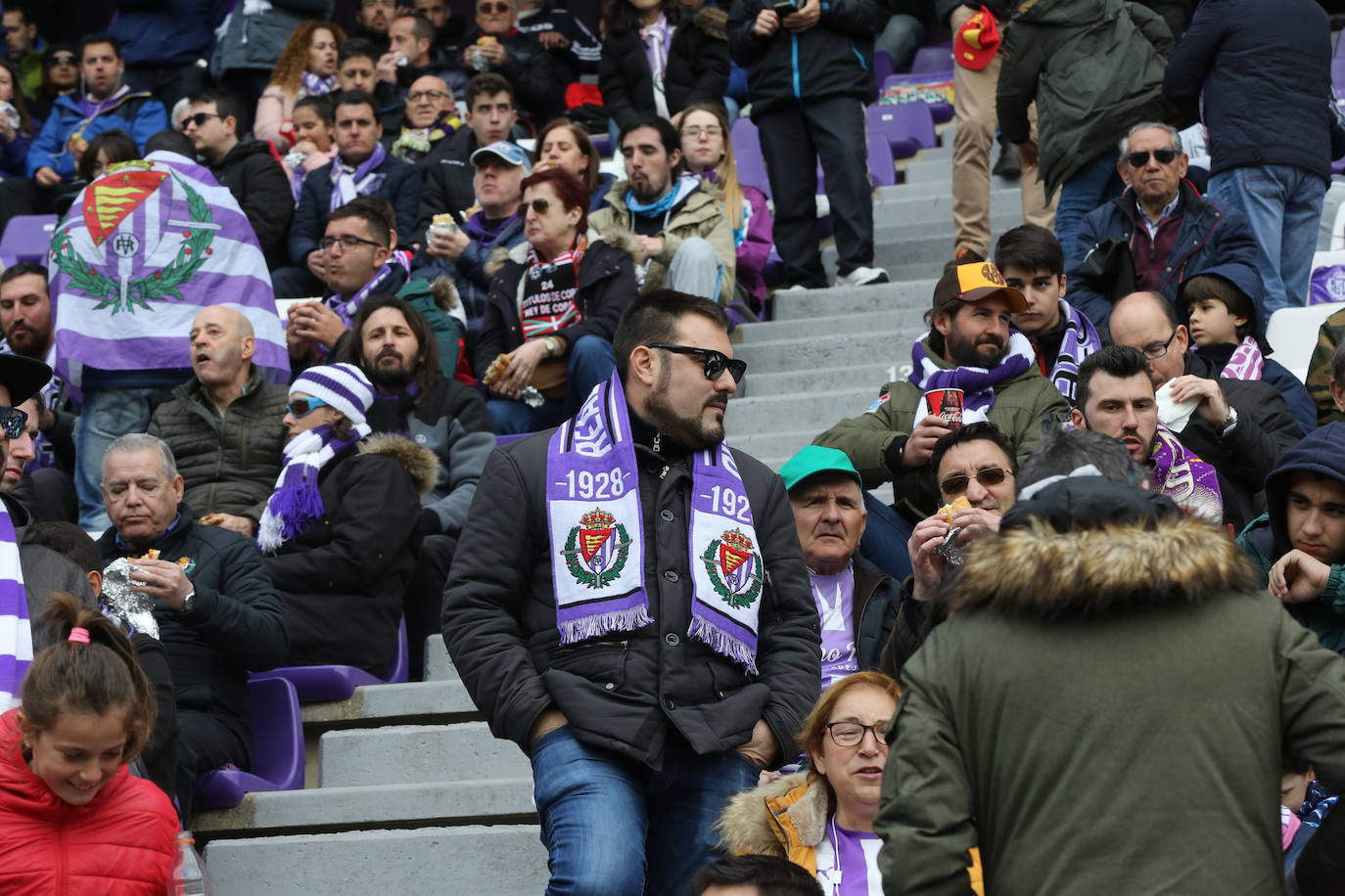 Aficionados este domingo en la gradas del José Zorrilla de Valladolid.