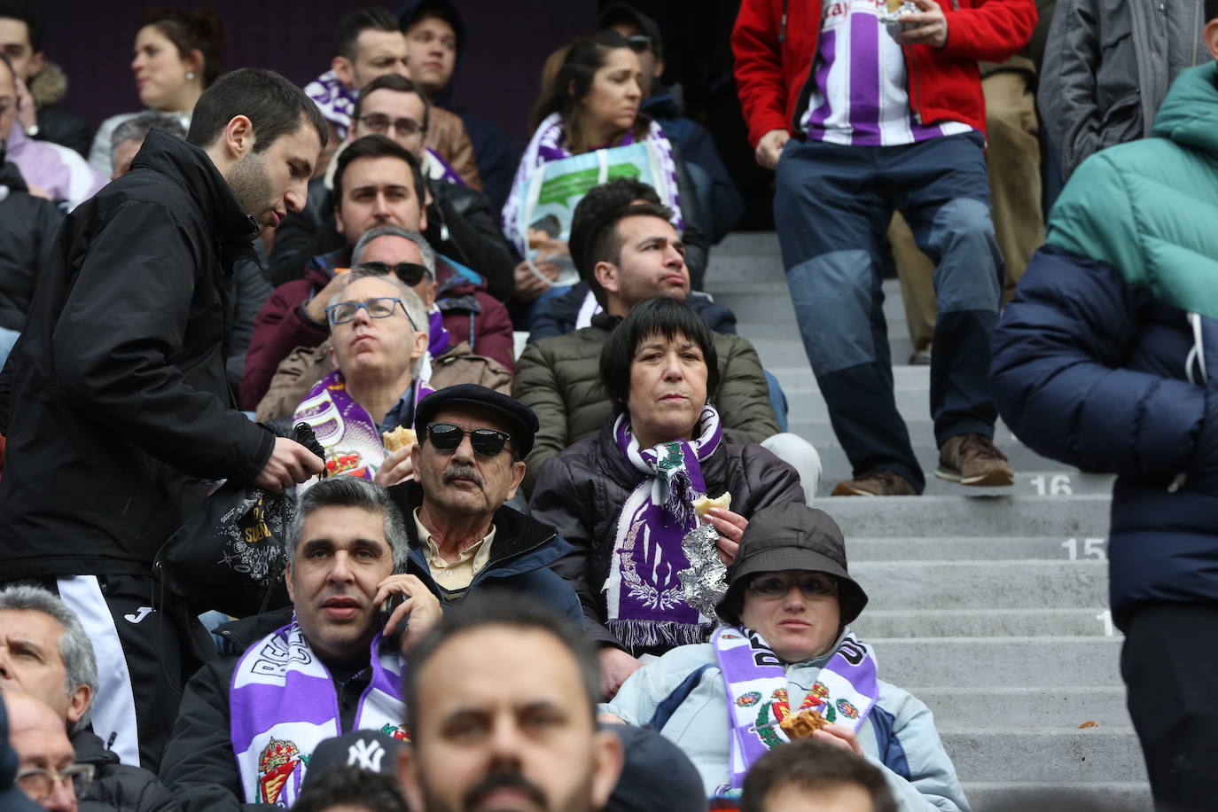 Aficionados este domingo en la gradas del José Zorrilla de Valladolid.