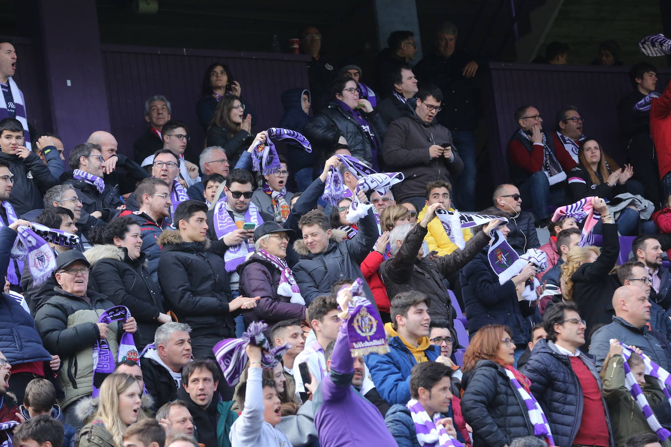 Aficionados este domingo en la gradas del José Zorrilla de Valladolid.
