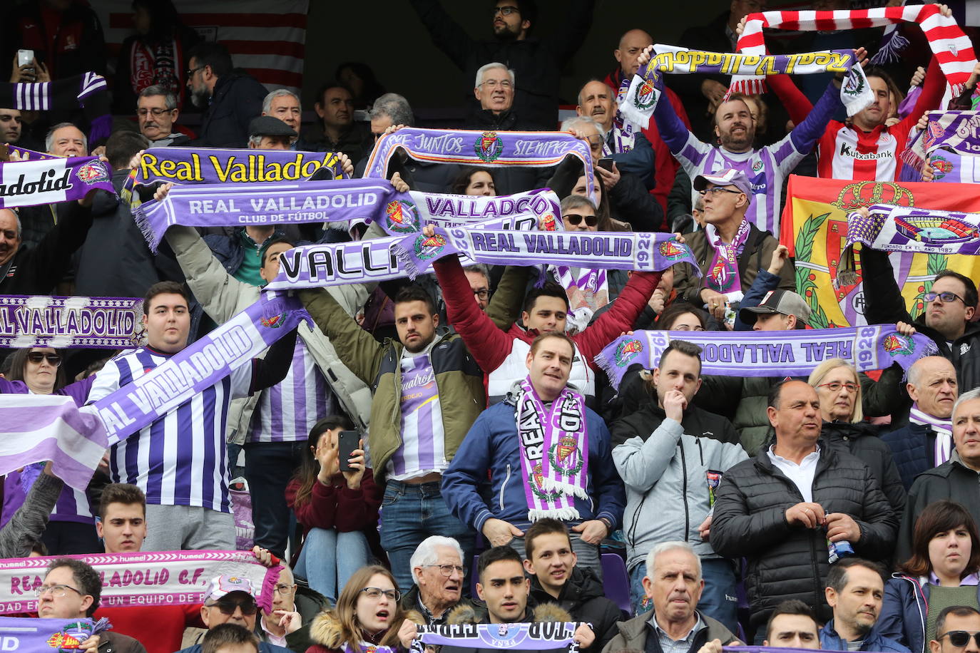 Aficionados este domingo en la gradas del José Zorrilla de Valladolid.