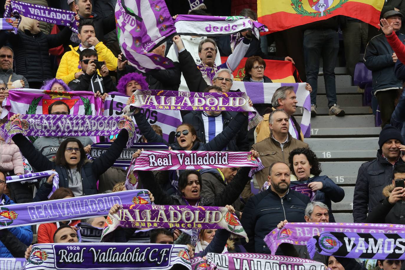 Aficionados este domingo en la gradas del José Zorrilla de Valladolid.