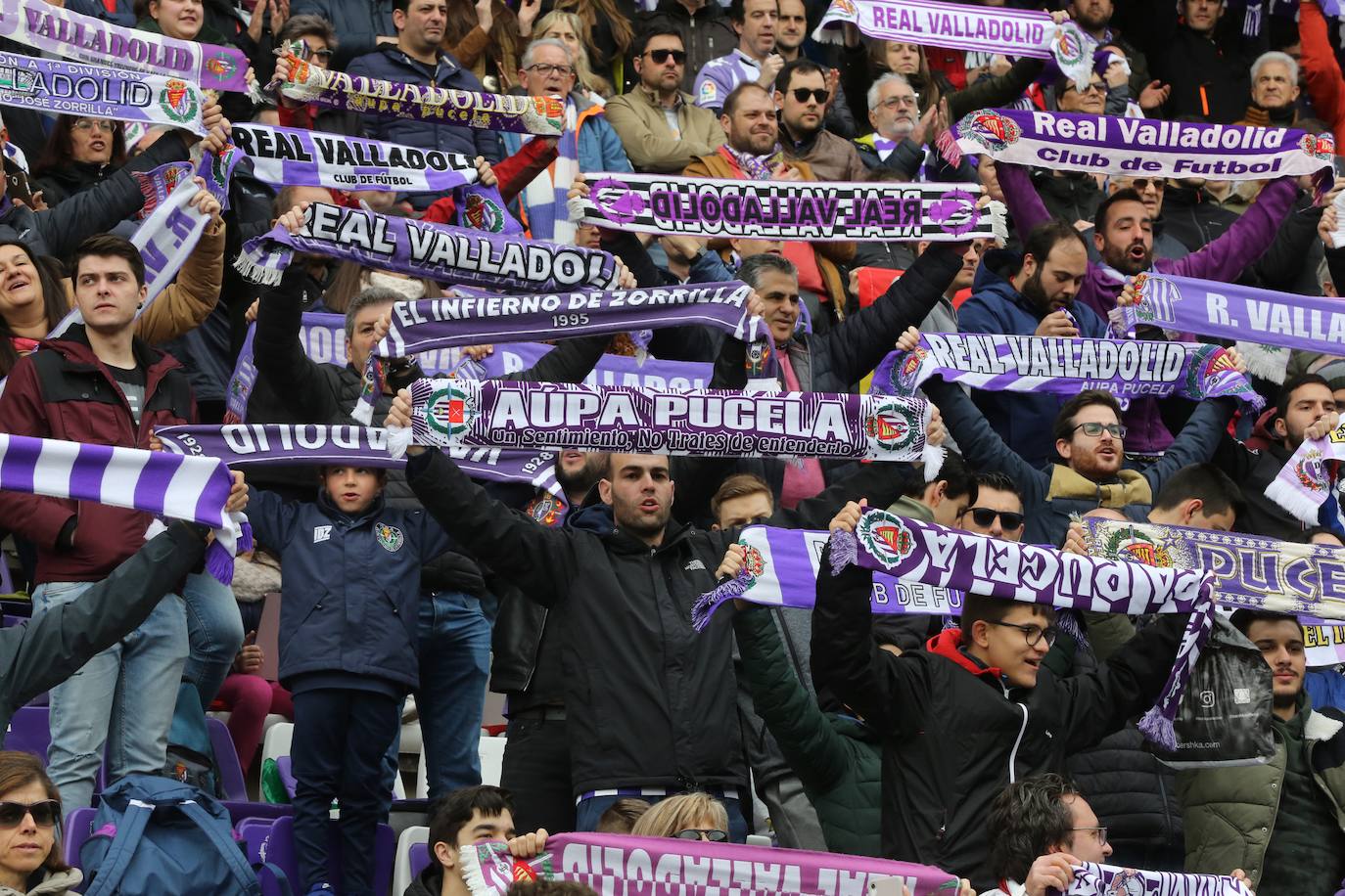 Aficionados este domingo en la gradas del José Zorrilla de Valladolid.