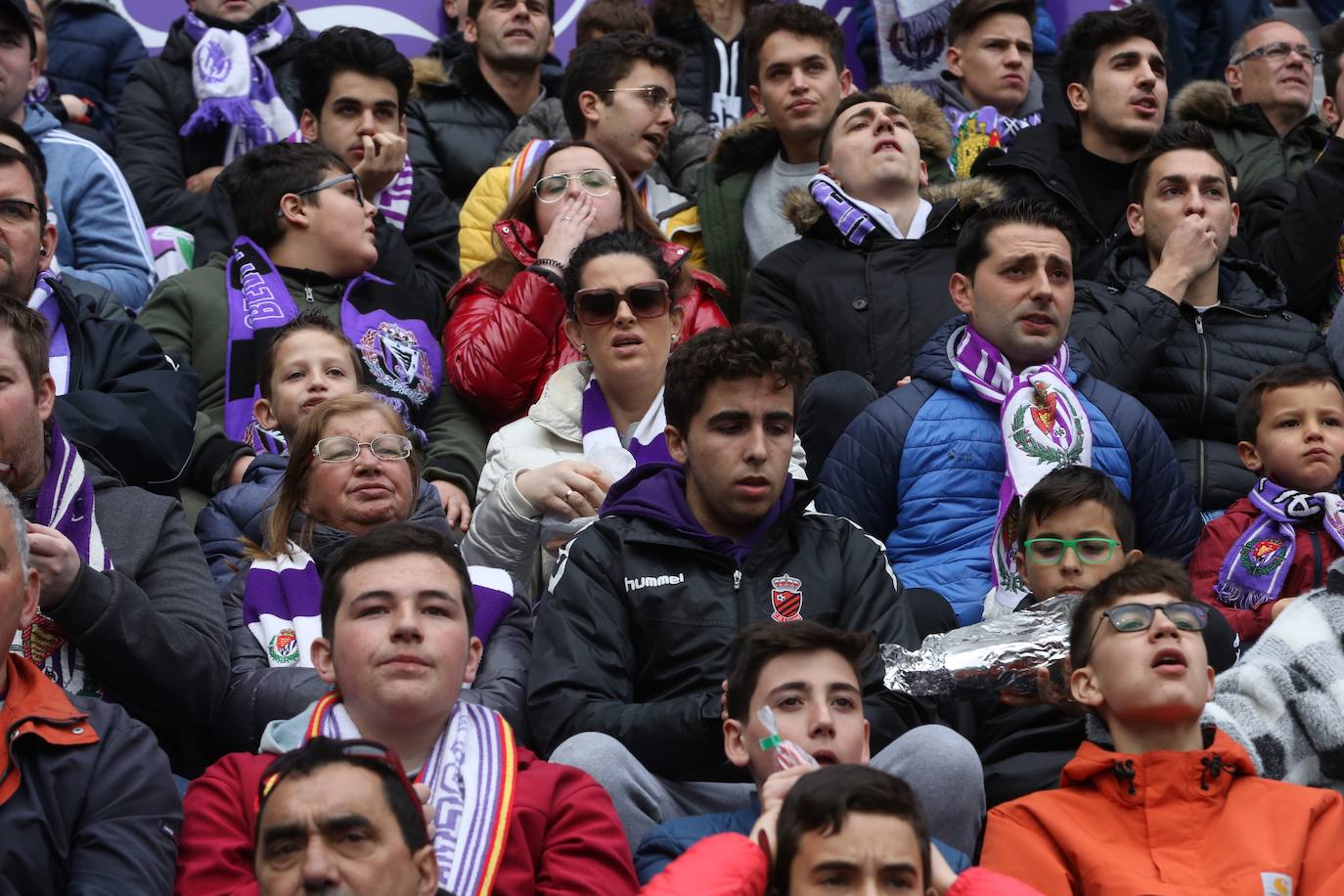 Aficionados este domingo en la gradas del José Zorrilla de Valladolid.