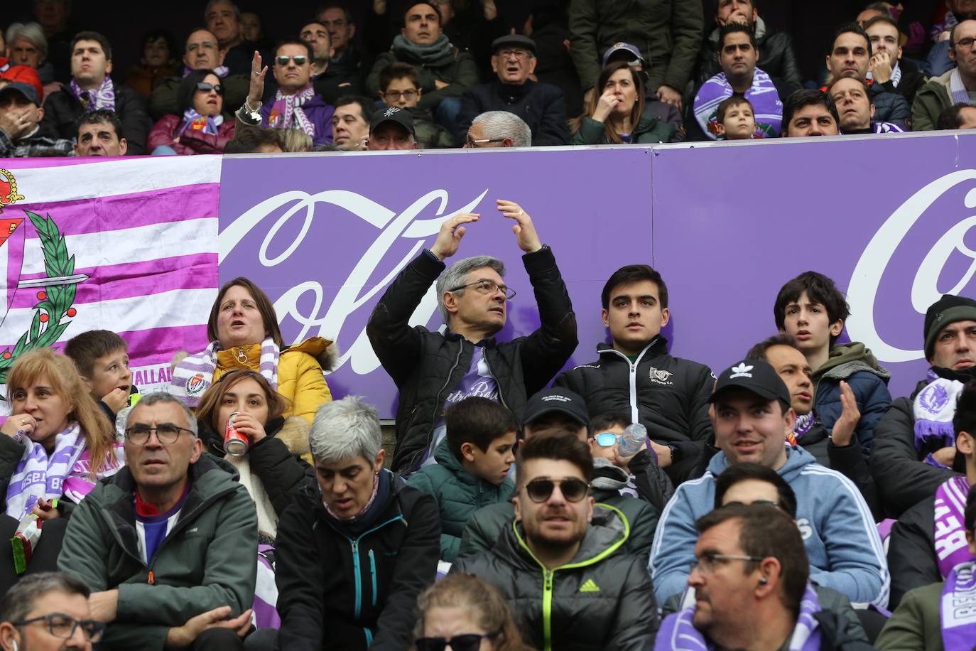 Aficionados este domingo en la gradas del José Zorrilla de Valladolid.