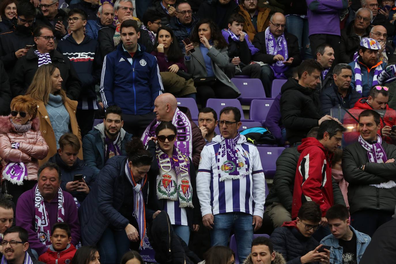 Aficionados este domingo en la gradas del José Zorrilla de Valladolid.