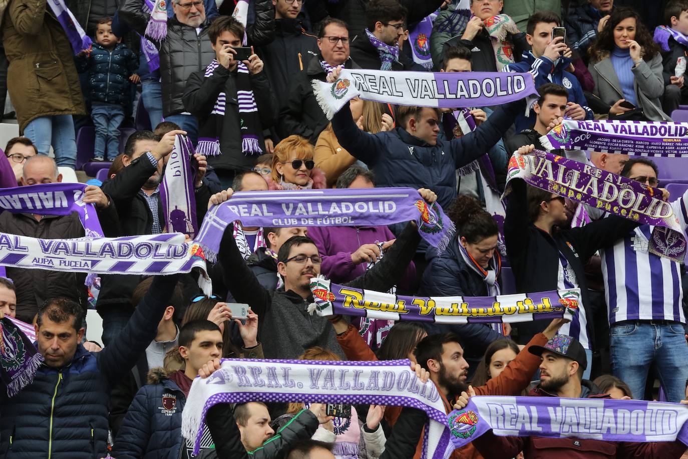 Aficionados este domingo en la gradas del José Zorrilla de Valladolid.