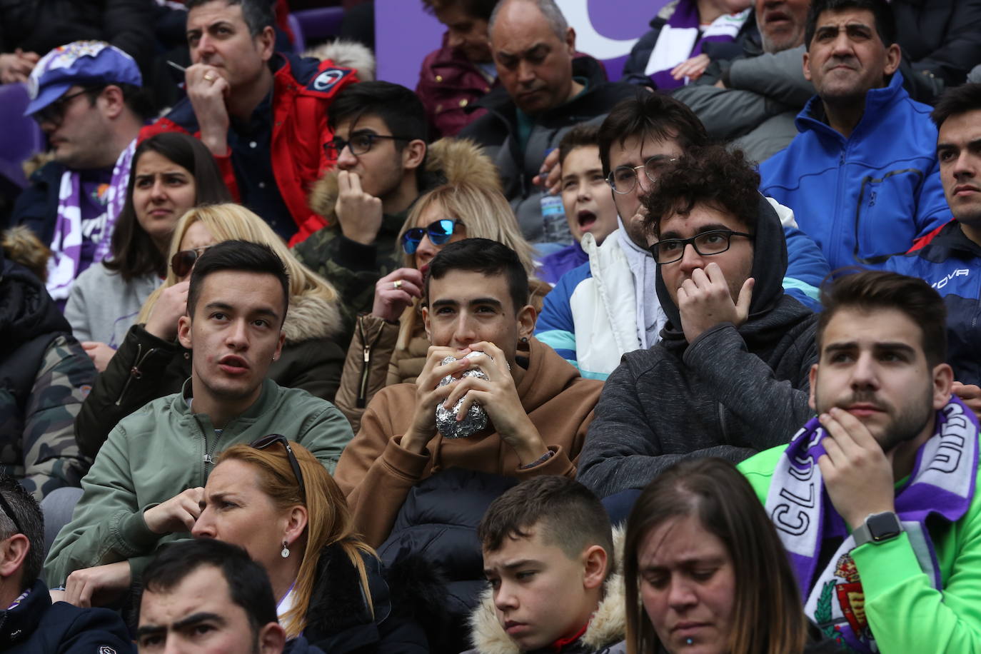 Aficionados este domingo en la gradas del José Zorrilla de Valladolid.