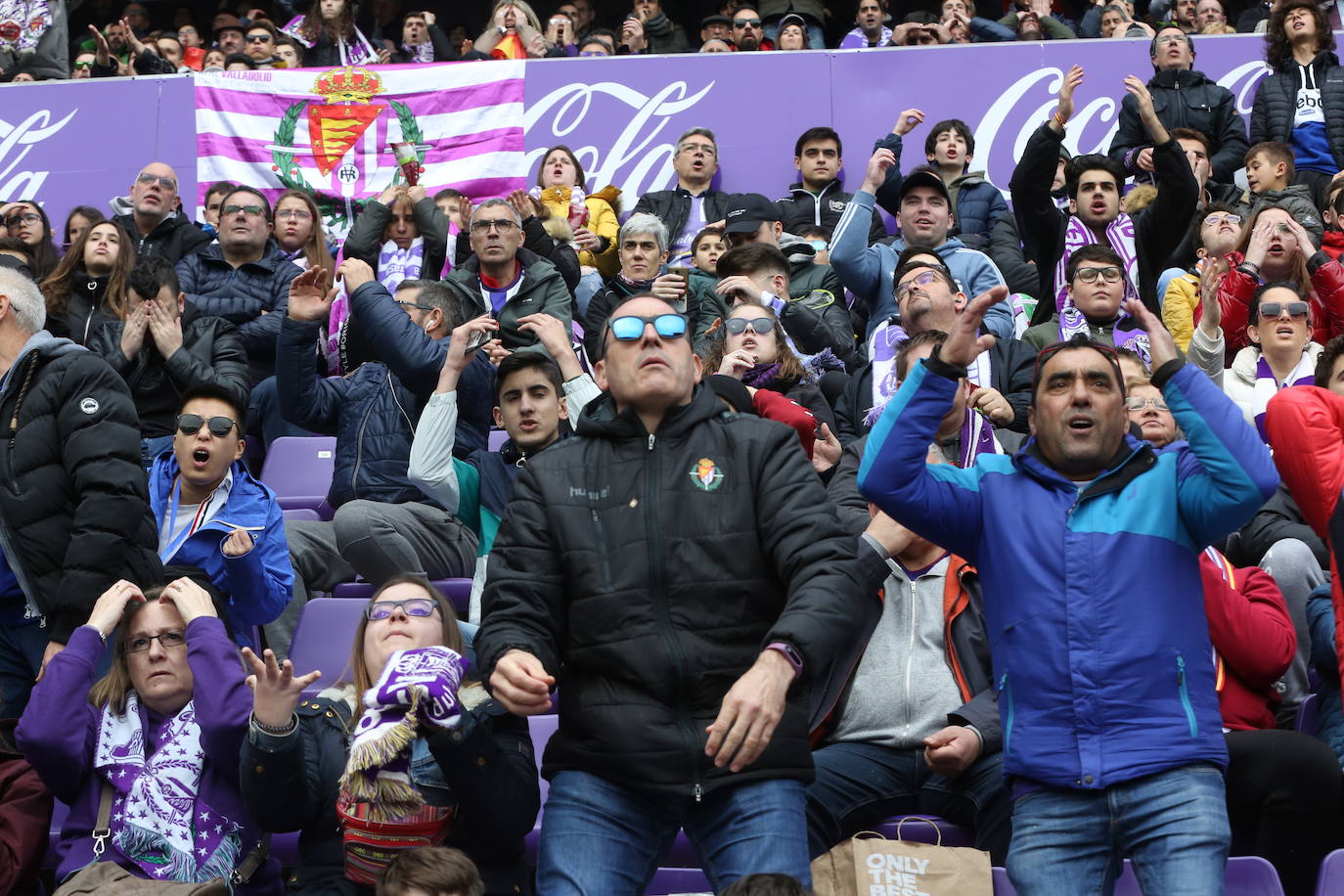 Aficionados este domingo en la gradas del José Zorrilla de Valladolid.