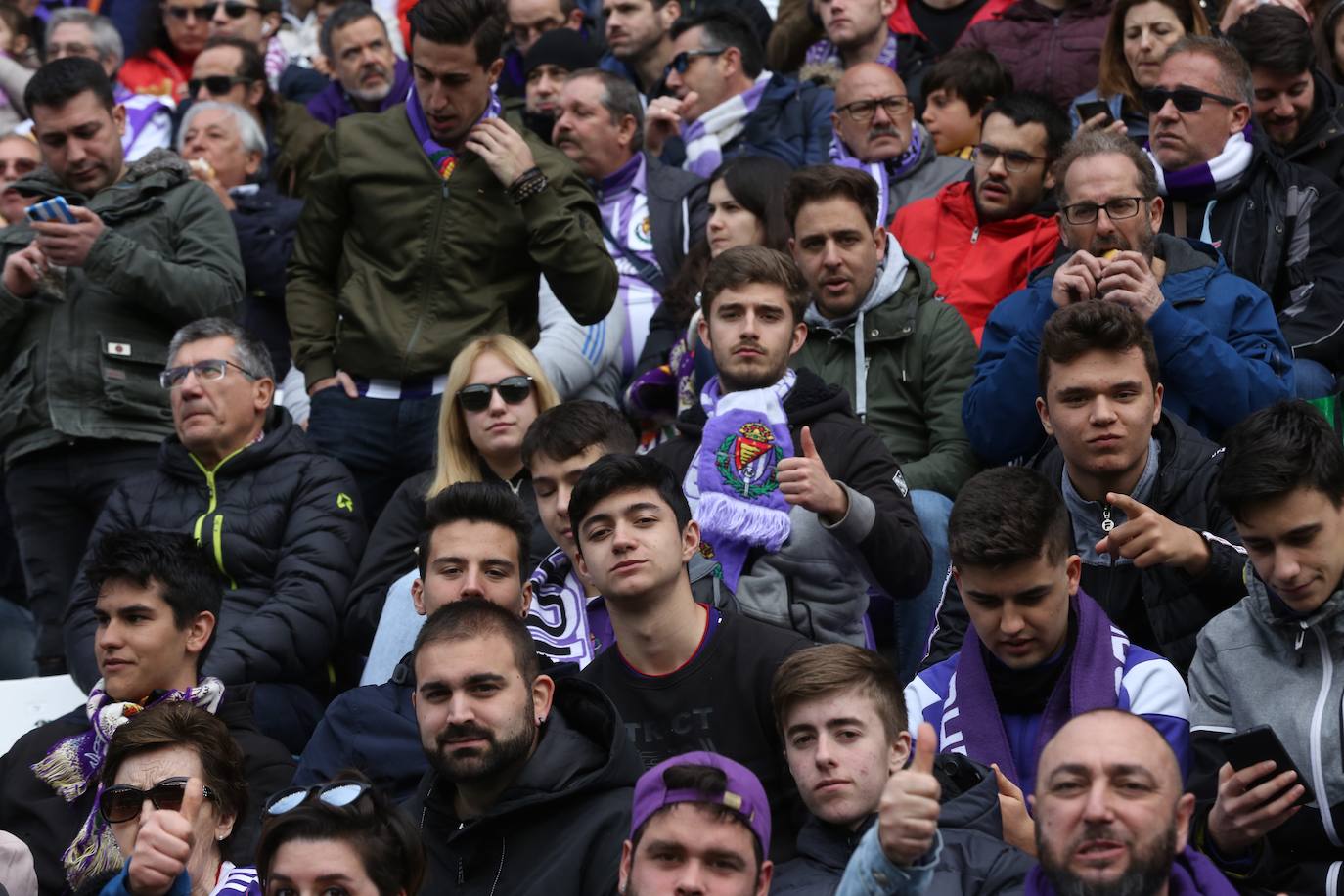 Aficionados este domingo en la gradas del José Zorrilla de Valladolid.