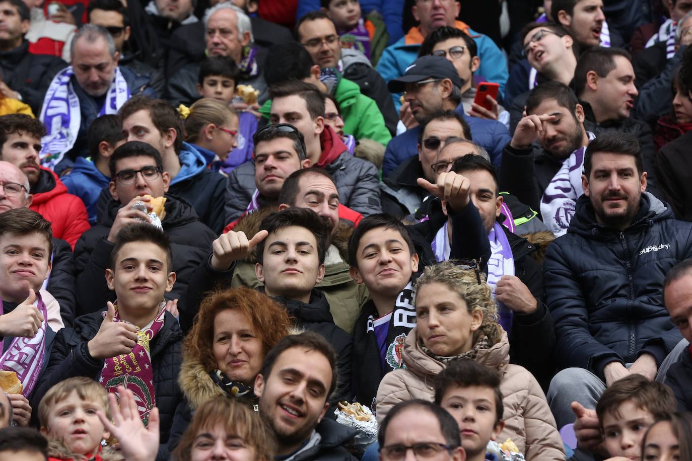 Aficionados este domingo en la gradas del José Zorrilla de Valladolid.