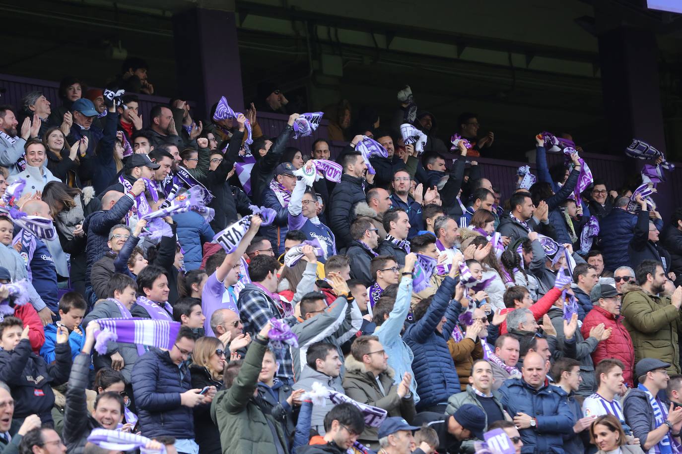 Aficionados este domingo en la gradas del José Zorrilla de Valladolid.