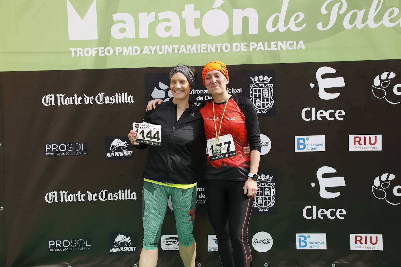 Participantes en la X Media Maratón Ciudad de Palencia. 