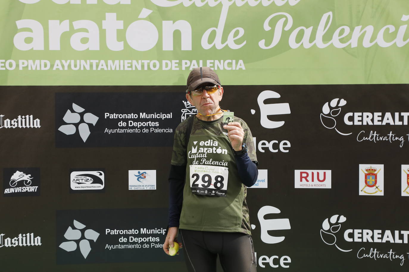 Participantes en la X Media Maratón Ciudad de Palencia. 