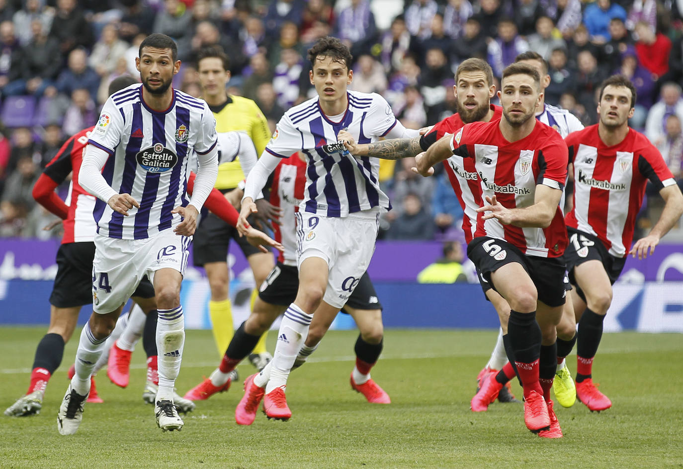 Imágenes del partido entre el Real Valladolid 1-4 Athletic Club.