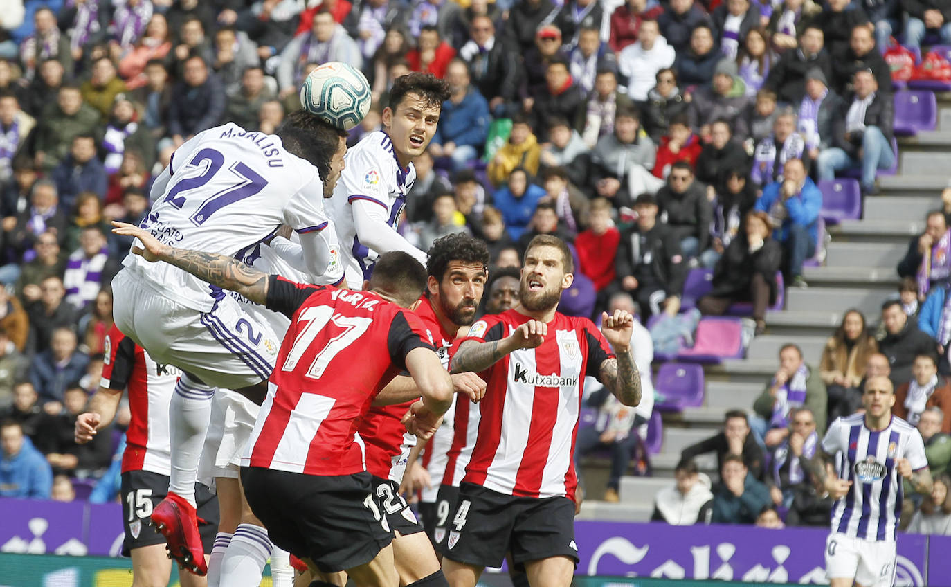 Imágenes del partido entre el Real Valladolid 1-4 Athletic Club.