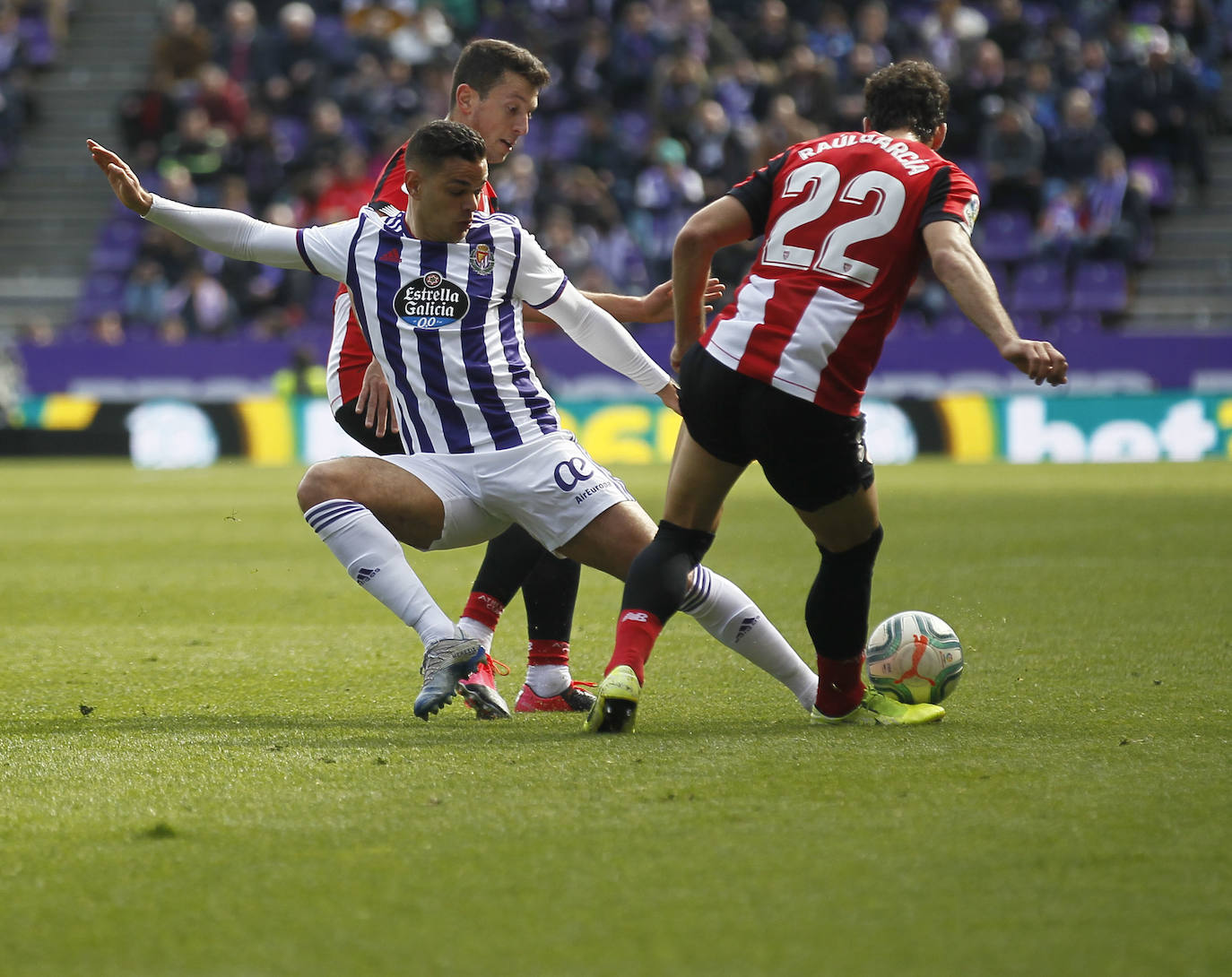 Imágenes del partido entre el Real Valladolid 1-4 Athletic Club.