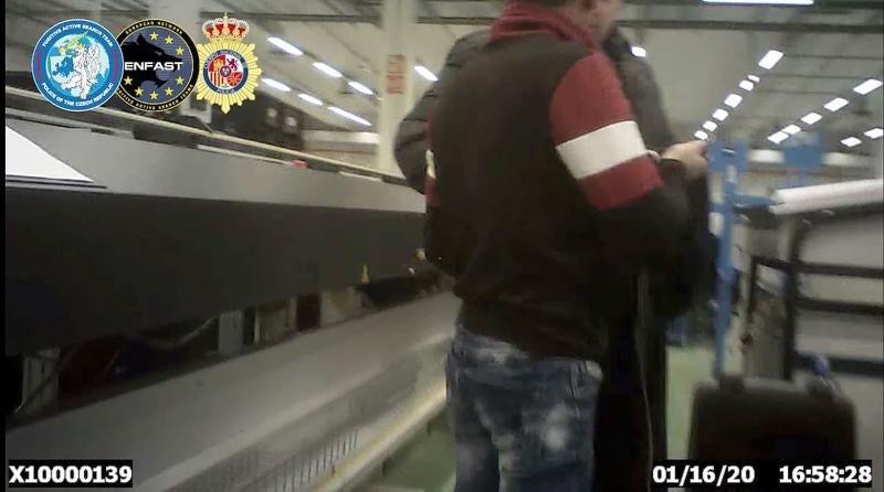 Momento de la detención del sospechoso del crimen de la circular el 17 de enero en la República Checa. 