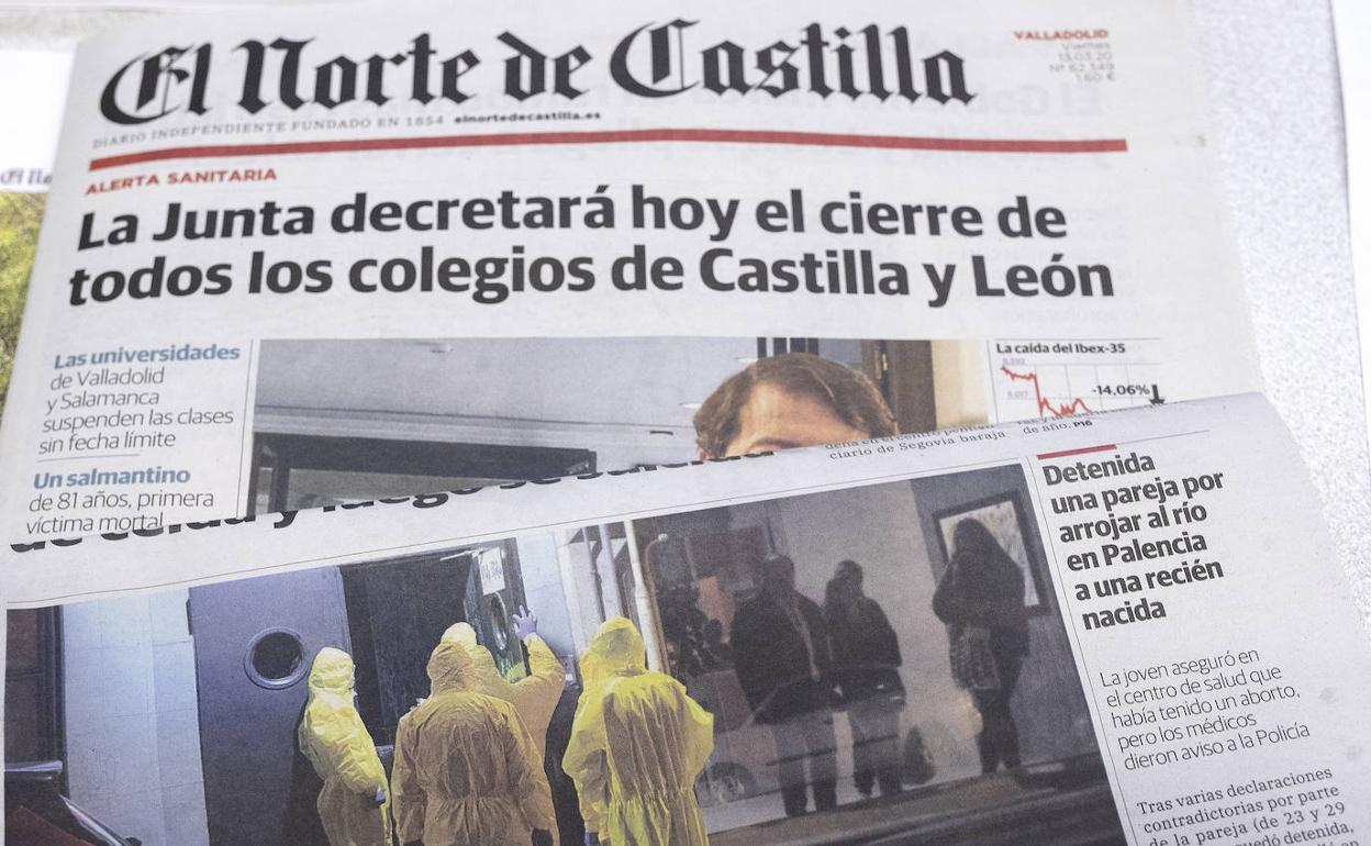 La edición de hoy viernes de El Norte de Castilla.