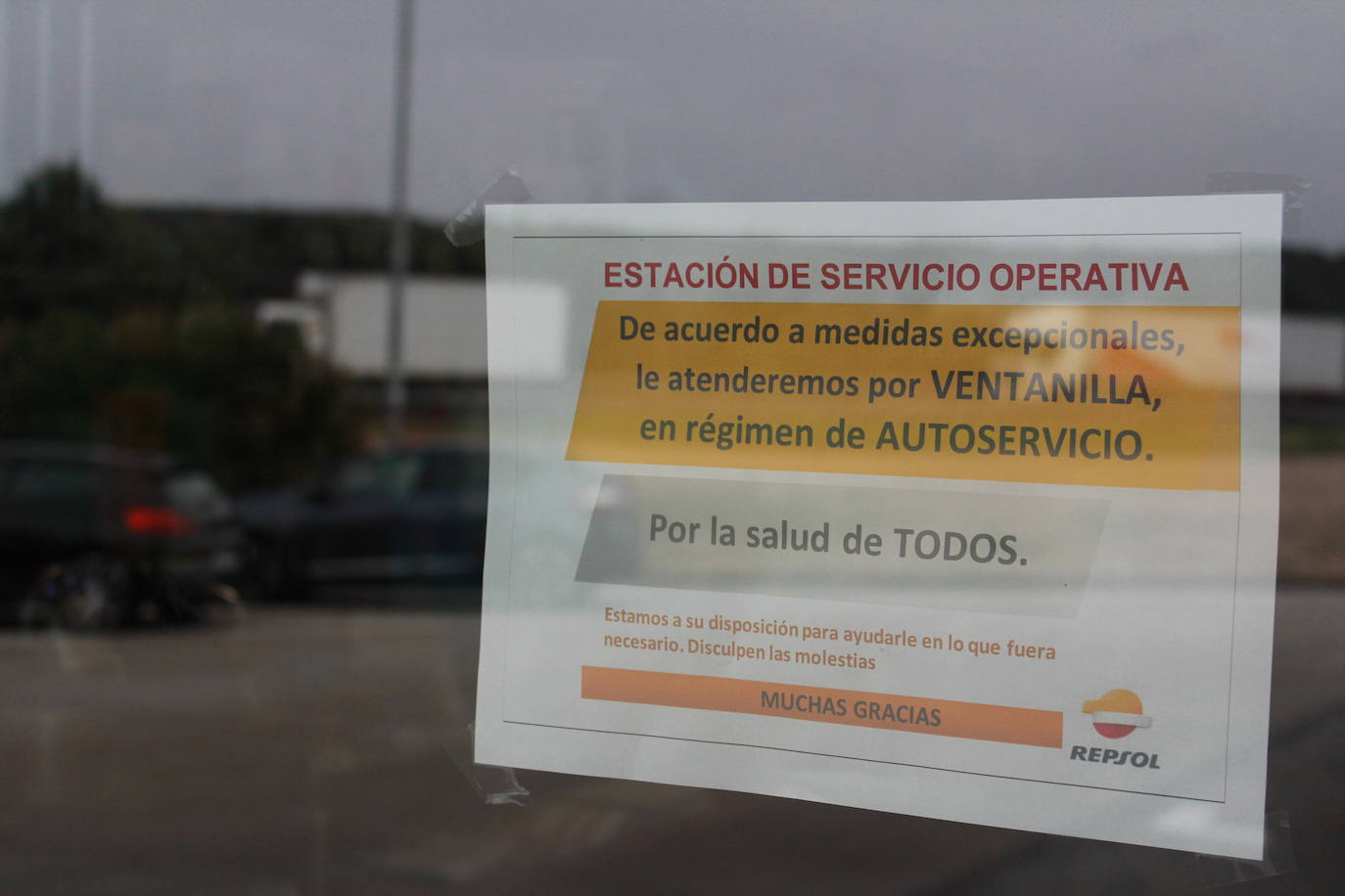 Fotos: Primer día laborable en Estado de Alerta en Palencia