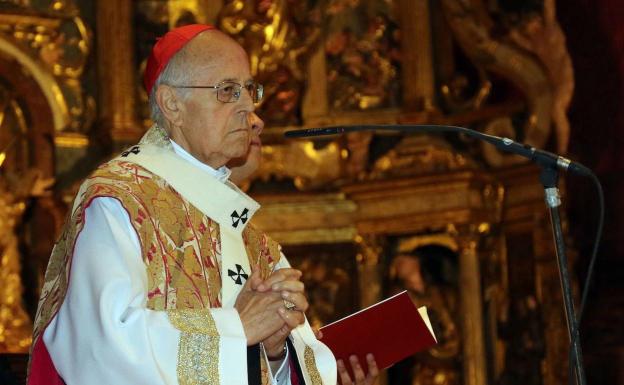 Ricardo Blázquez, cardenal arzobispo de Valladolid.