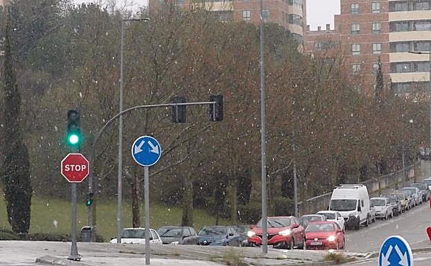 La lluvia y hasta la nieve llega a Valladolid