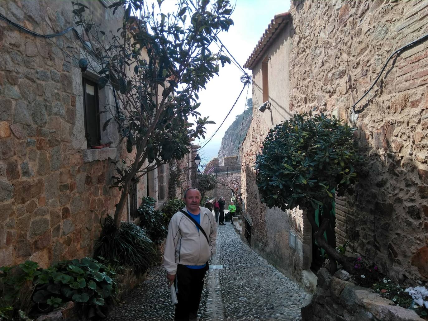 Vicente Chacón, durante las vacaciones en Lloret de Mar..