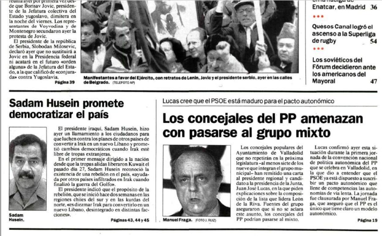 Portada de El Norte del 17 de marzo de 1943 