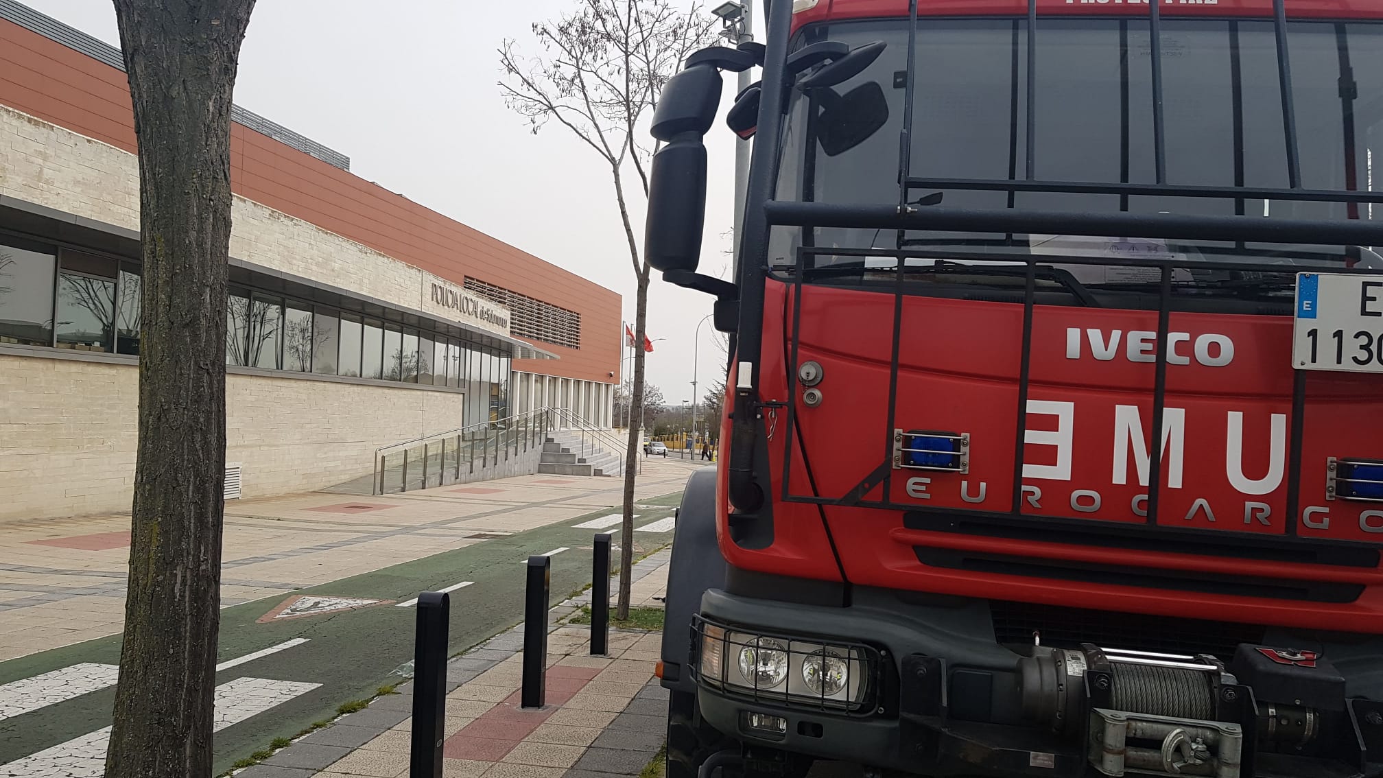 Fotos: La UME desinfecta las calles de Salamanca