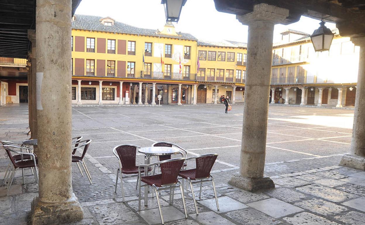 Plaza Mayor de Tordesillas. 