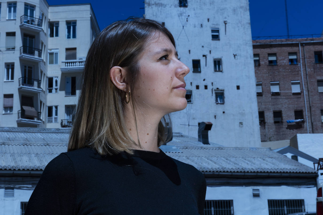 La poeta abulense Ángela Segovia. 