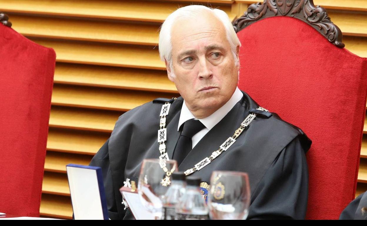 José Luis Concepción, presidente del Tribunal Superior de Justicia de Castilla y León. 