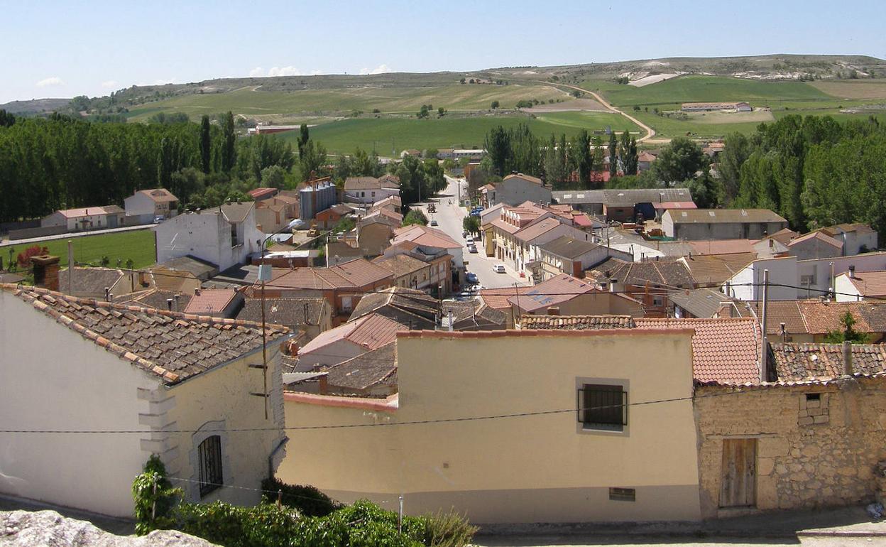 Vista de la localidad de Sacramenia, en Segovia. 