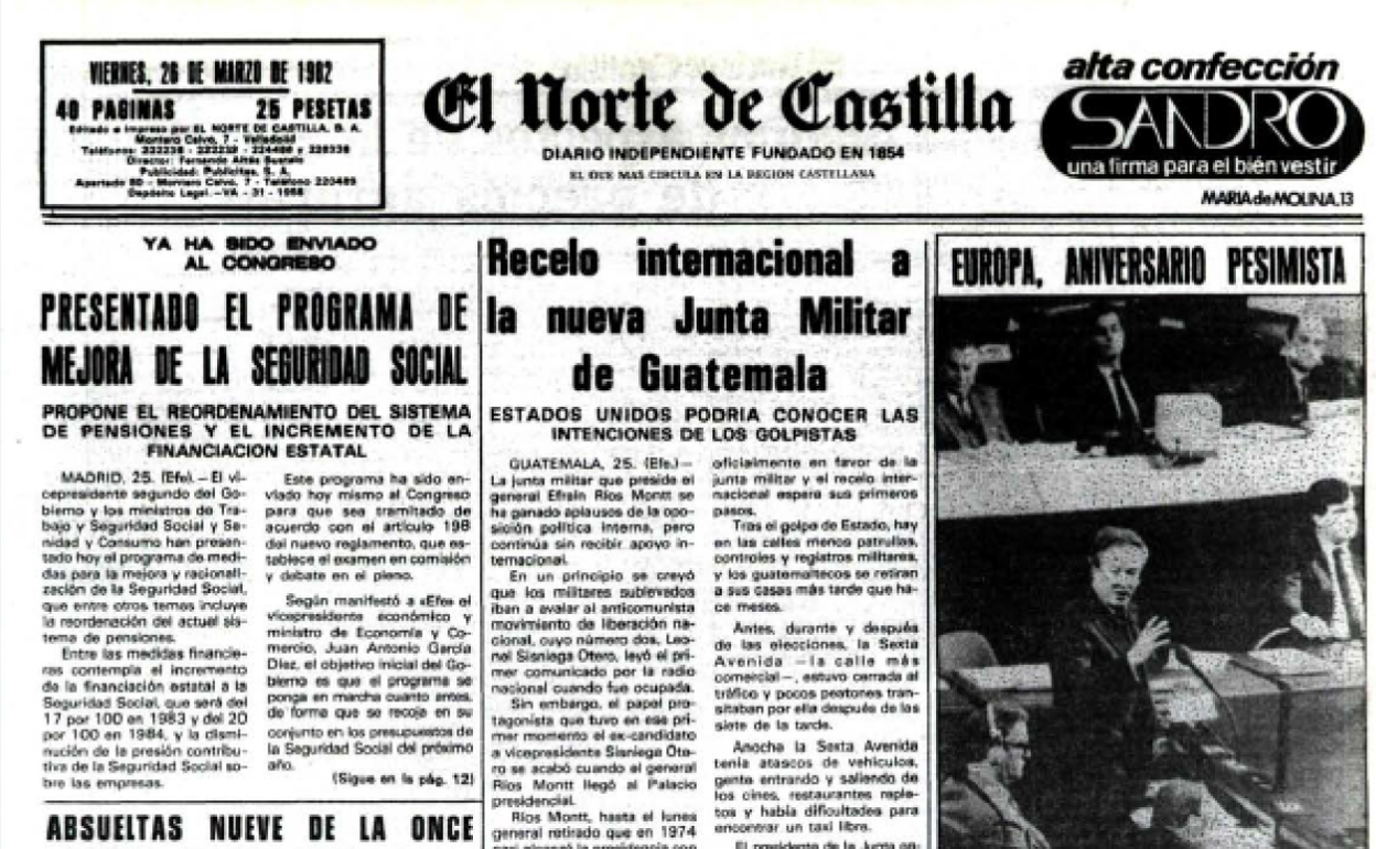Portada de El Norte del 23 de marzo de 1989.