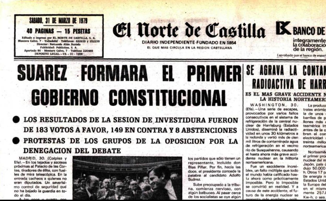 Portada de El Norte del 31 de marzo de 1979.