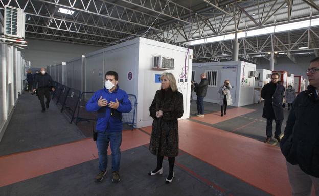 Galería. Así es el hospital de campaña montado en la Feria de Valladolid.