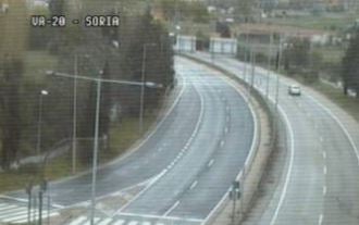 VA-20 con la Carretera de Soria