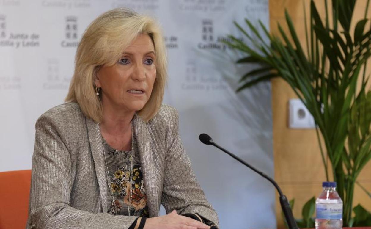 La consejera de Sanidad de la Junta de Castilla y León, Verónica Casado.