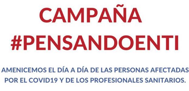 Lanzan desde la Usal la campaña #PENSANDOENTI para animar a los aislados hospitalarios por la Covid-19 