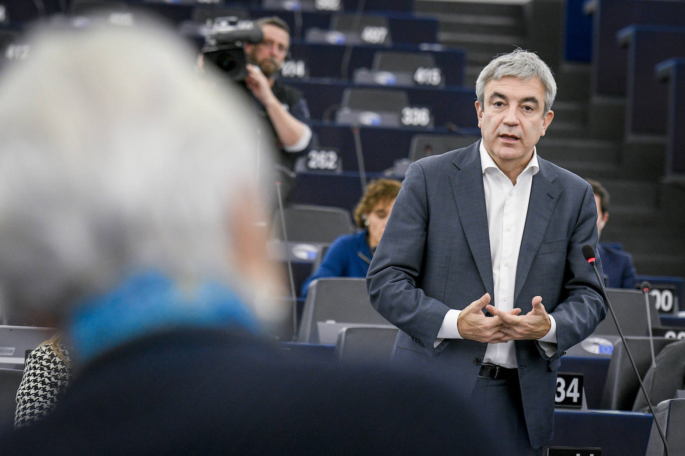 Luis Garicano, en un pleno sobre el Banco Central Europeo. 