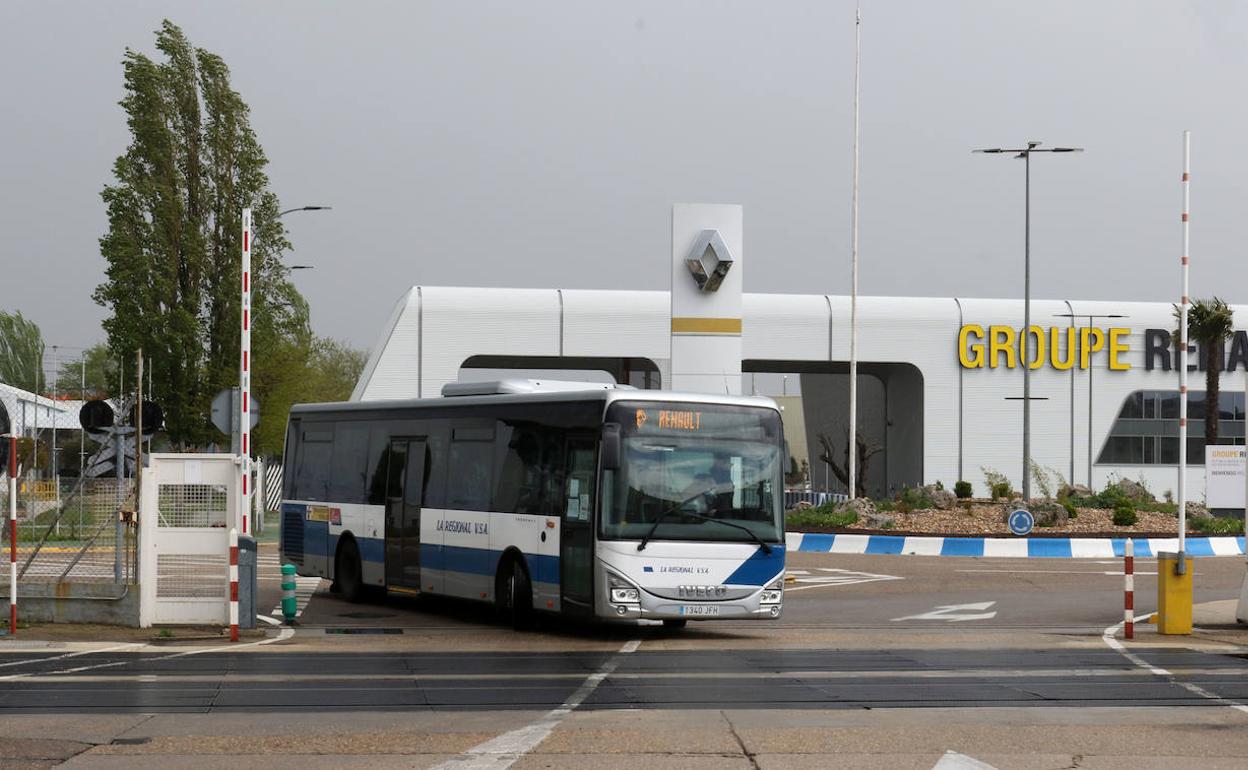 Factoría de Renault en Valladolid, donde se ha presentado un ERTE, tras recuperar parte de la actividad. 