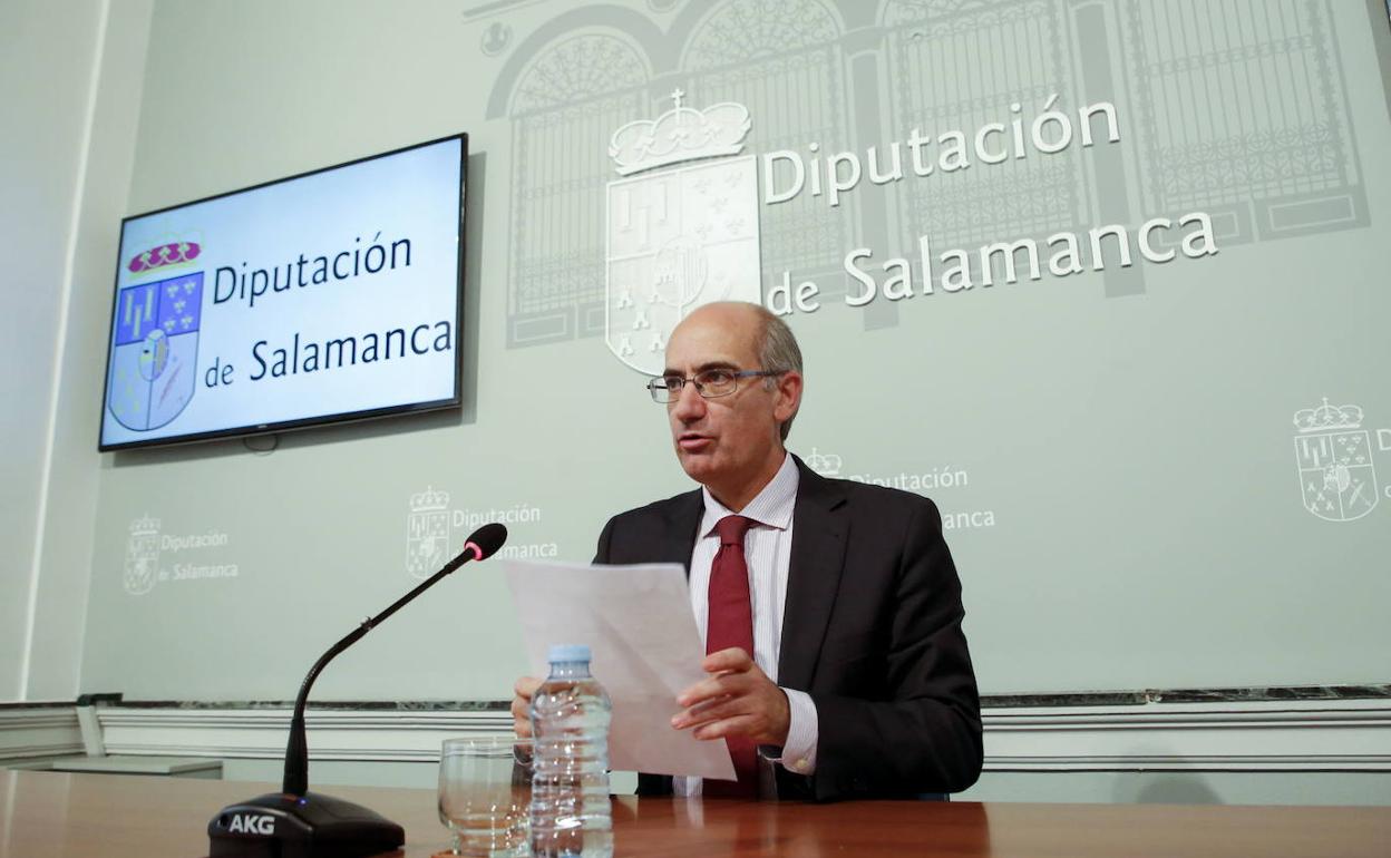 Javier Iglesias, presidente de la Diputación. 
