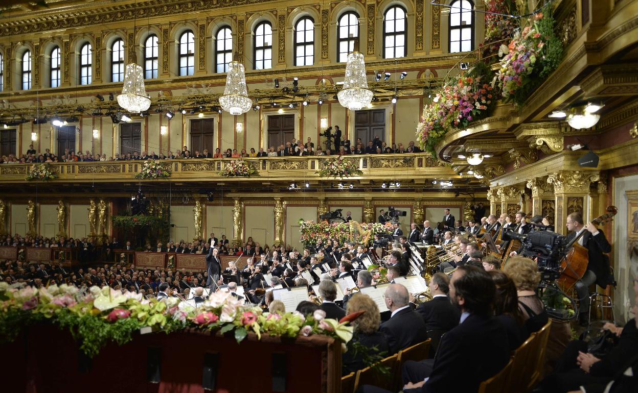 El Musikverein que acoge cada 1 de enero el concierto de Año Nuevo. 