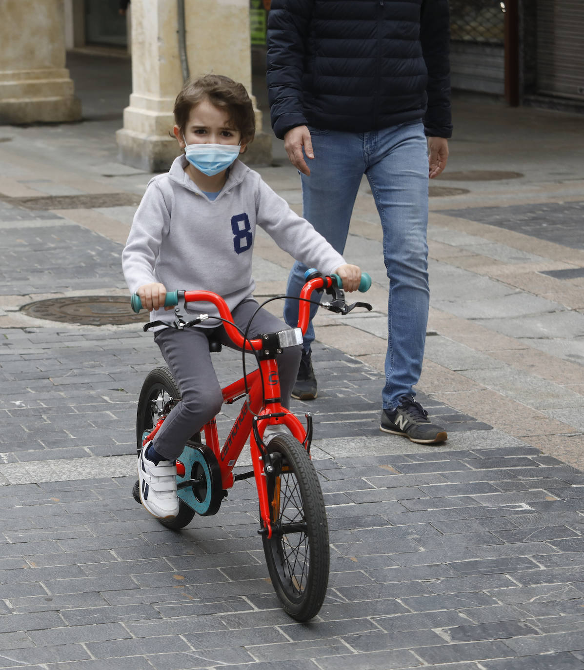 Los niños vuelven a las calles de Palencia. 