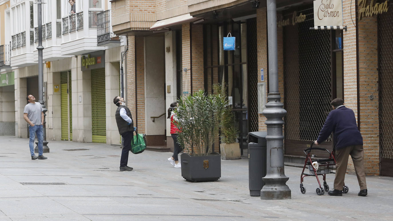 Los niños vuelven a las calles de Palencia. 