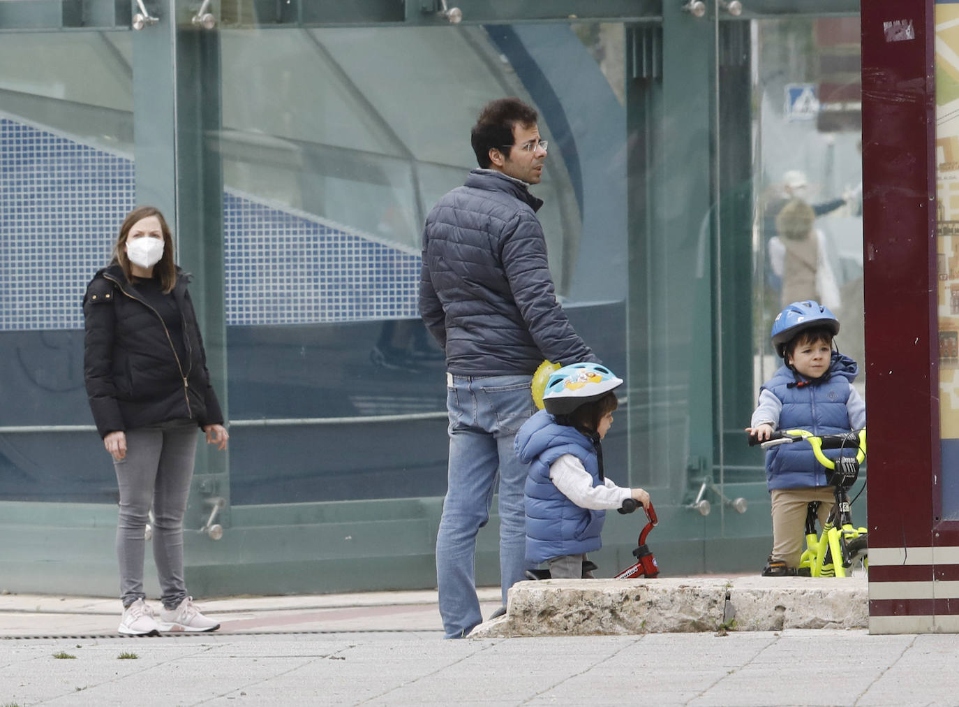 Los niños vuelven a las calles de Palencia. 